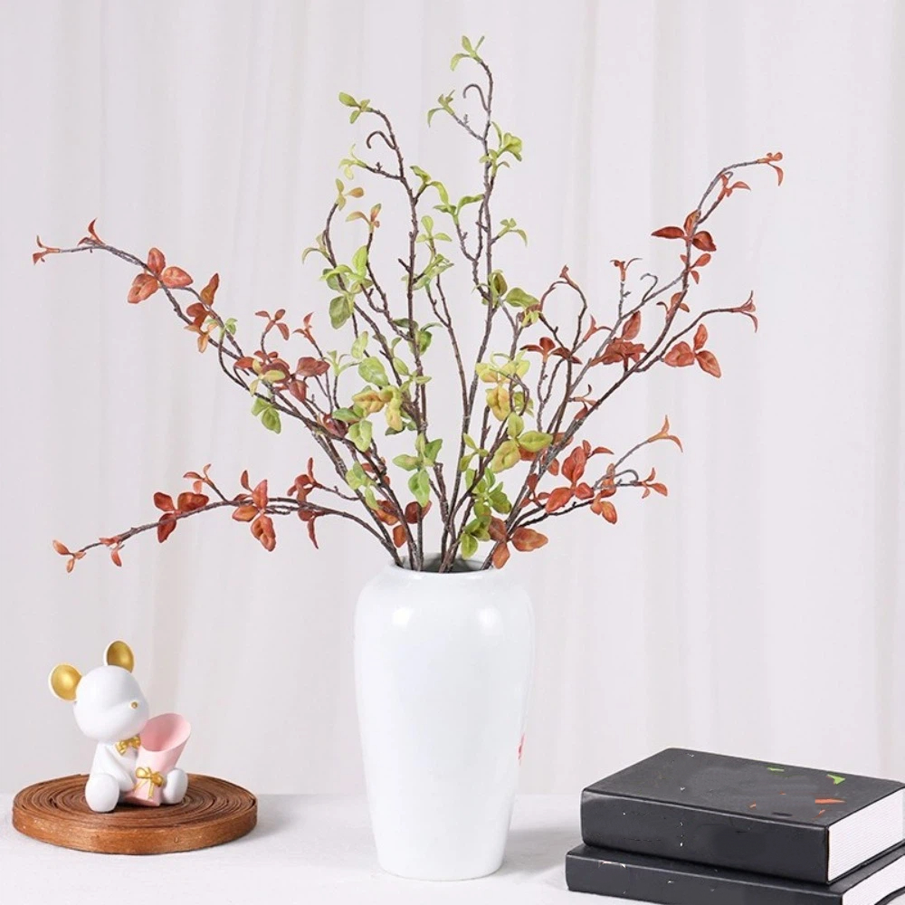 Branch Curly Willow - กิ่งไม้จำลองแบบเหมือนจริง กิ่งวิลโลว์แห้ง ดัดโค้งได้ ทำจากพลาสติก ตกแต่งต้นไม้ ประดับแจกัน