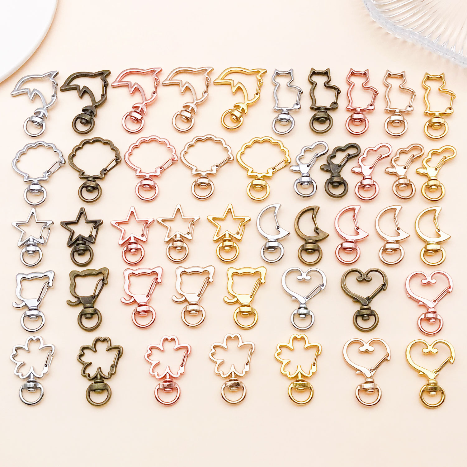 5 ชิ้น/ล็อต จี้รูปหัวใจ ดาว พร - Flower Supply บทวิจารณ์และราคา