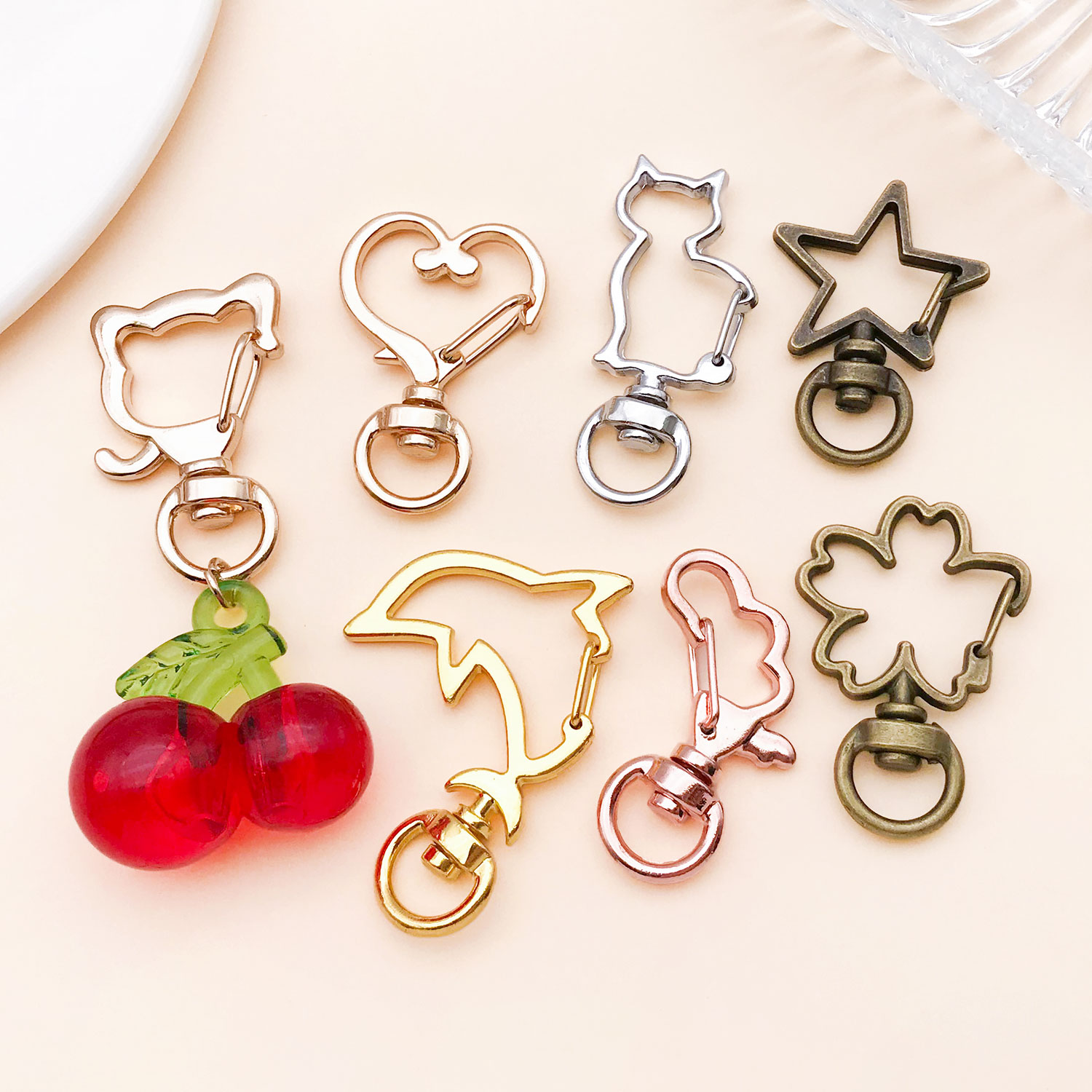 5 ชิ้น/ล็อต จี้รูปหัวใจ ดาว พร - Flower Supply บทวิจารณ์และราคา