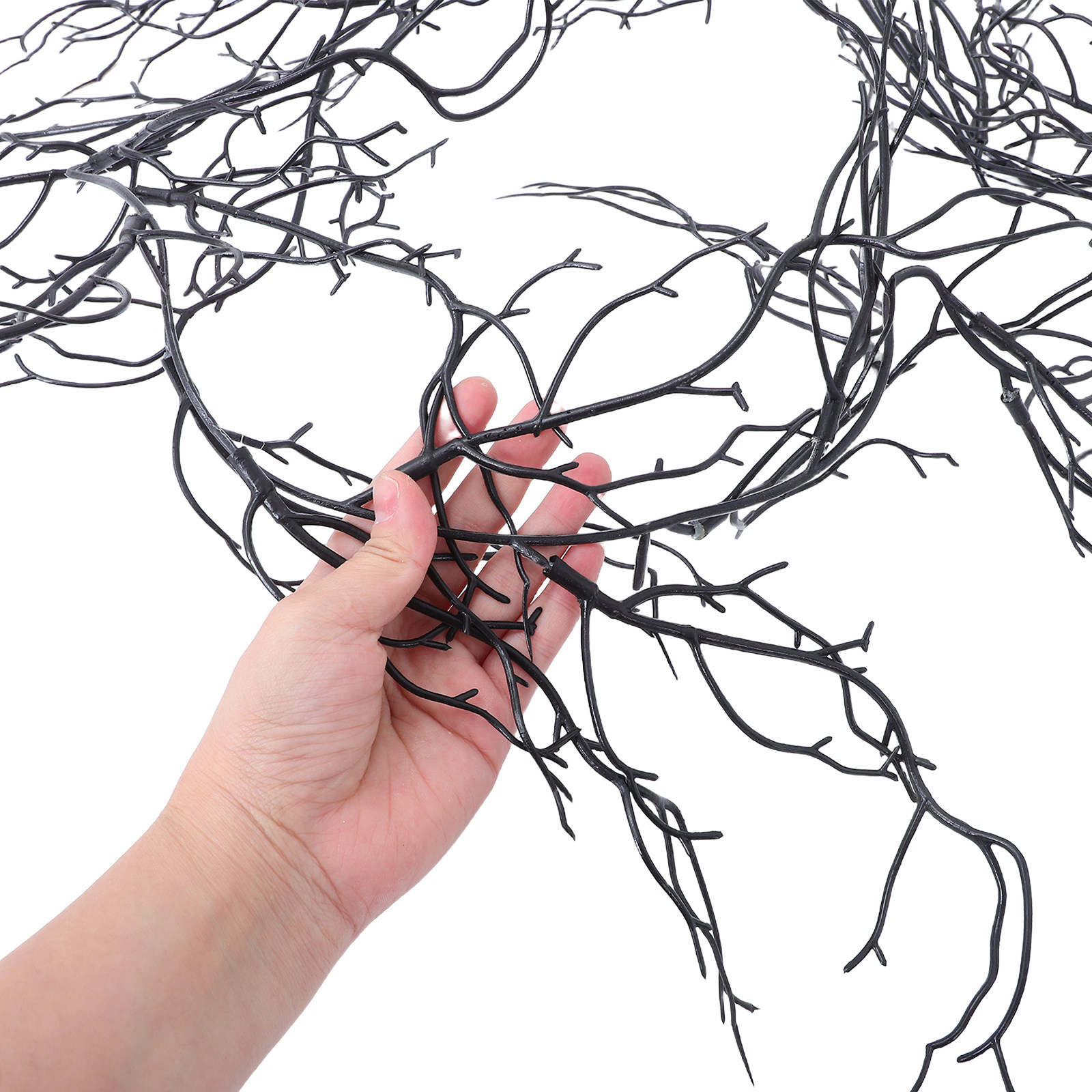กิ่งไม้ประดับสีดำ ตกแต่งเหมือน - Branch Curly Willow บทวิจารณ์และราคา