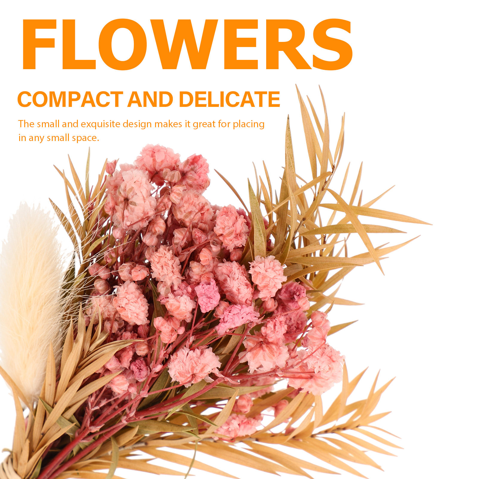 ช่อดอกไม้แห้งขนาดเล็ก 3 ชิ้น ช - Dried Flower Bunch บทวิจารณ์และราคา