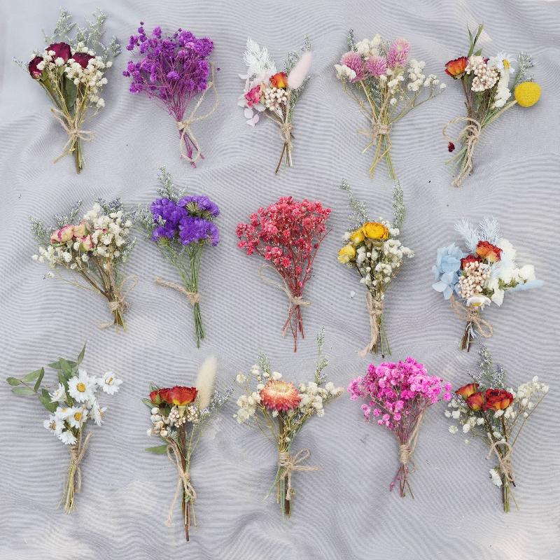ช่อดอกไม้แห้งธรรมชาติขนาดเล็กส - Dried Flower Bunch บทวิจารณ์และราคา