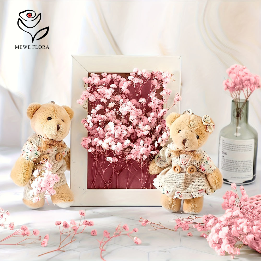 100 สาขาขนาดเล็กแห้ง Baby's Br - Dried Flower Bunch บทวิจารณ์และราคา